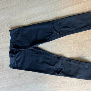 MNML Distressed Denim black